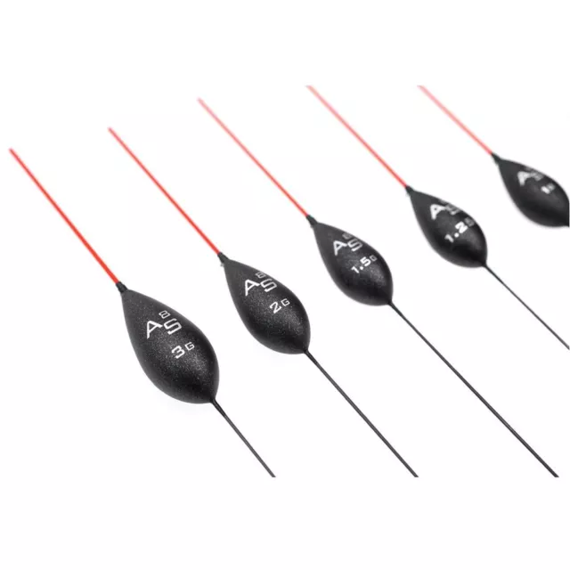 Drennan AS8 Pole Floats plus 4 Interchangeable Tips 3