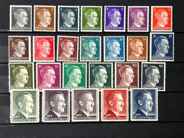 Deutsches Reich MiNr.781-786,789-802,826,827 postfrisch