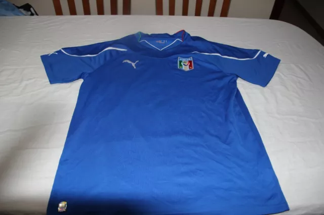 Maillot Football Officiel Du 2010 de La Sélection de Italie Marque Puma Taille L