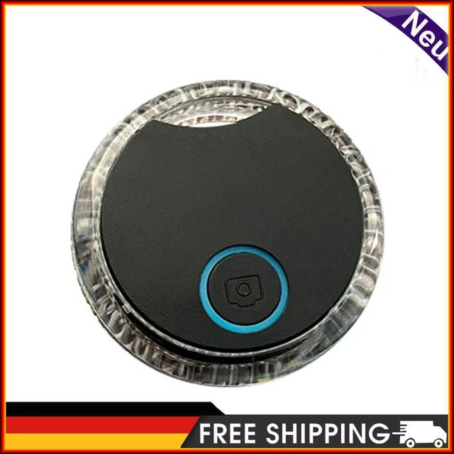 Buscador de mascotas con etiquetas clave compatibles con Bluetooth rastreadores inteligentes antipérdidos (negros)
