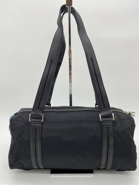 Tumi Ballistic Nylon w/ Leather Trim  Tote 13.5" (Black)