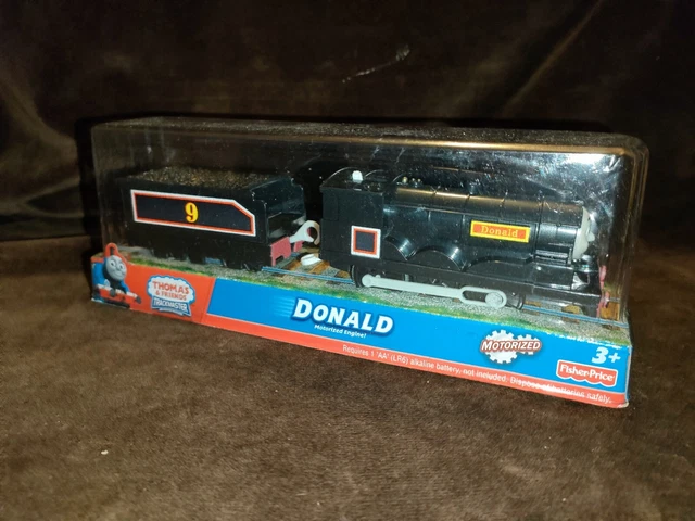 TRACKMASTER DONALD MOTORIZED Engine With Tender by Fisher Price £34.00 ...
