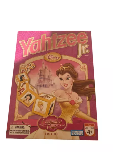 Disney Princess Yahtzee Jr Enchanted Tales Edition Parker Brothers Complete 2007