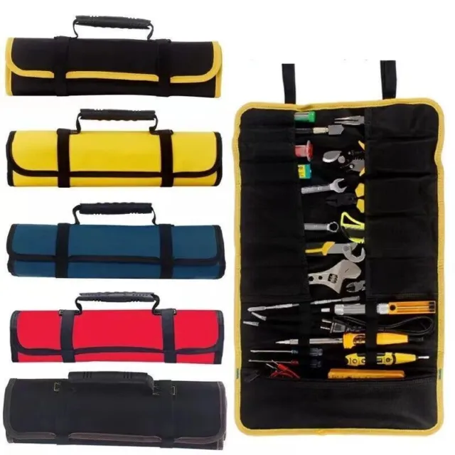 Profi Werkzeugrolle Werkzeugrolltasche Taschen Toolkit Rolltasche 22 Fächer NEU
