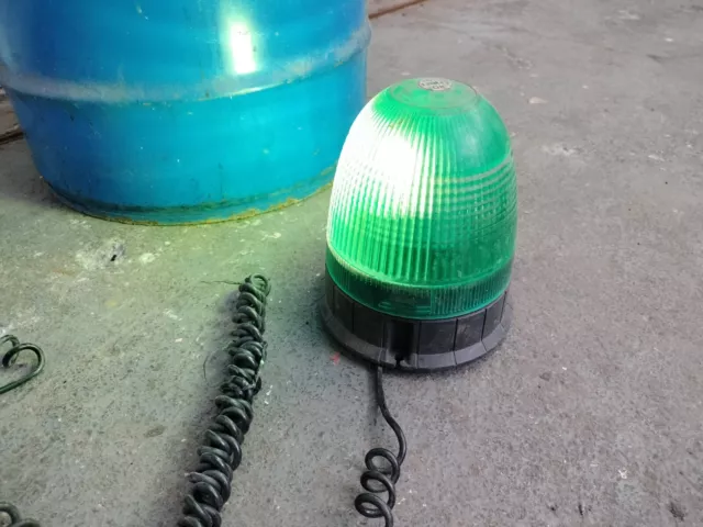 Green LED Beacon Mag Mount