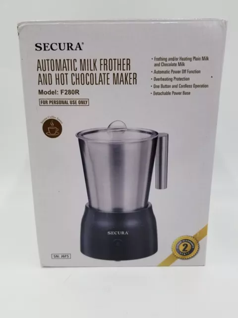 SECURA F280R Detachable Milk Frother Instruction Manual