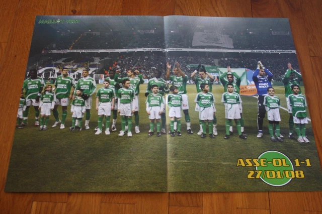 ASSE Saint-Etienne poster équipe 1980-1981