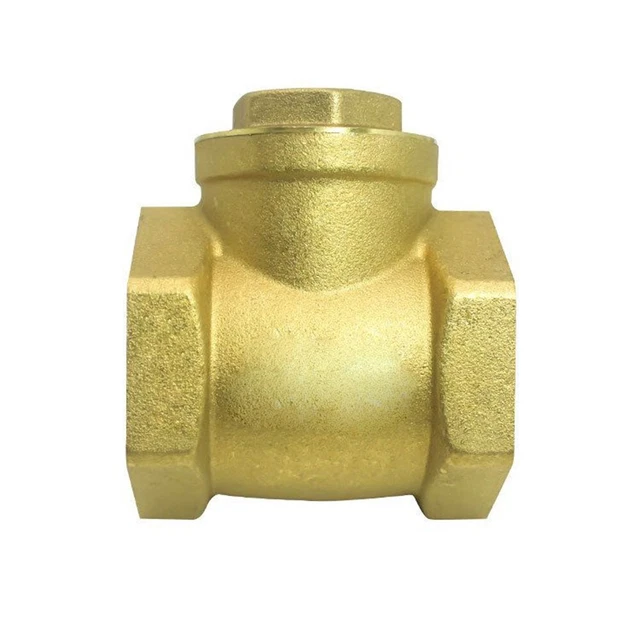Valvola di ritegno filettatura interna ottone tubi acqua contatore acqua 1/2 3/4 1 pollice