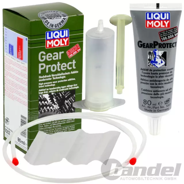 80ml LIQUI MOLY GEAR PROTECT SCHALT-GETRIEBE SCHUTZ REPARATUR ÖL ADDITIV ZUSATZ