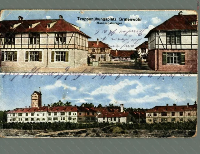 AK Truppenübungsplatz Grafenwöhr Mannschaftslager 1918