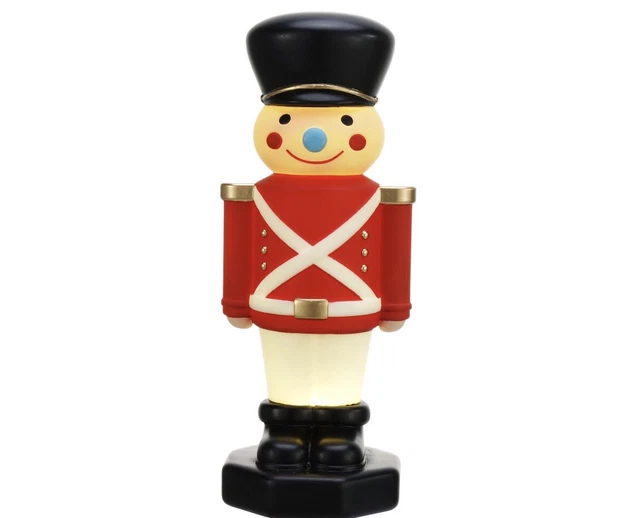 Juguete de Navidad Soldado 11 pulgadas Mesa Soplado Molde Iluminación Decoración