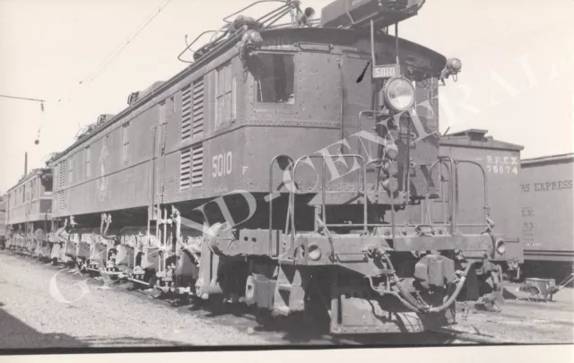 Rppc Great Northern Railway Railroad Gn Locomotive #5010 Real Photo Postcard #3