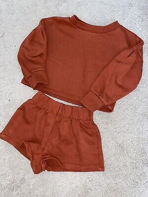 Baby Girls Tu Outfit Jumper Shorts Top Size Age 3 Years
