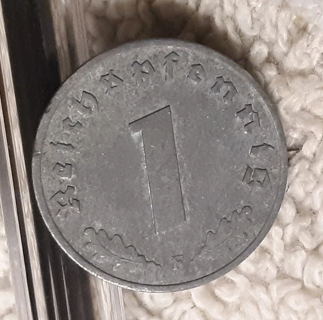 German 1 Pfennig ~ Germany ~ Vintage WW2 1pf Circulated Coin