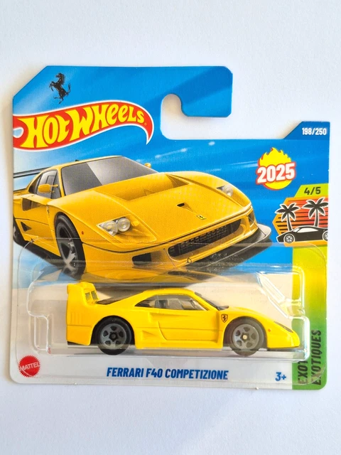Ferrari 365 GTS/4 Daytona Jaune 1/18 - Hot Wheels 23906 - Miniature état Neuf