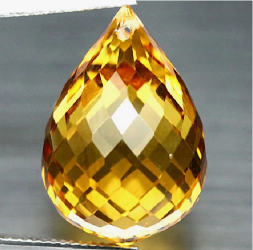 53 CTS. PIERRE précieuse en vrac cristal de poire naturelle cabochoh 28