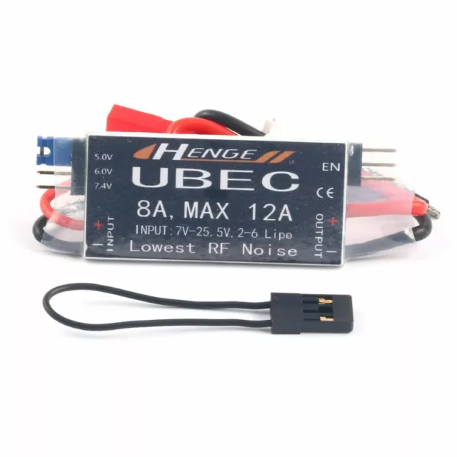 HENGE 8A UBEC Output 5V / 6V 6A / 8A Max 12A Inport 7V-25.5V 2-6S Lipo/6-16 cell