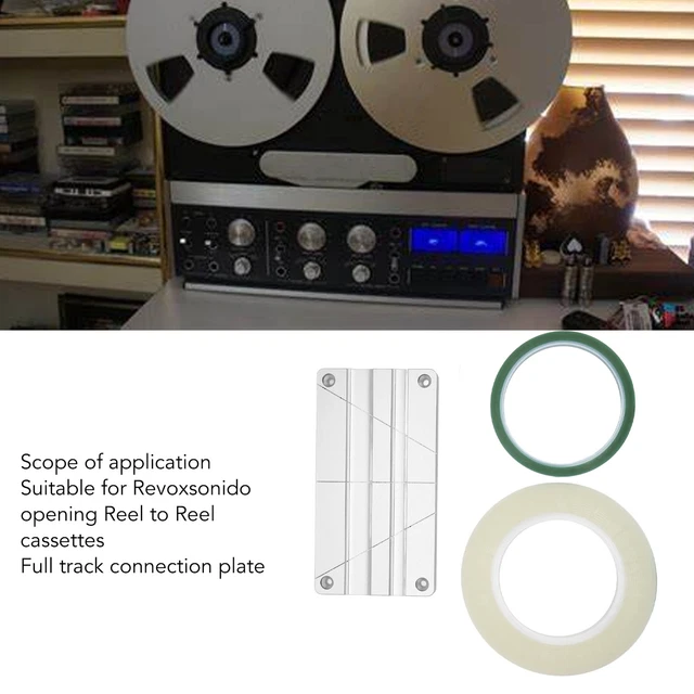 1/4 Inch Tape Splicing Block & Set - Professional Tool For Revox Open Reel Tape Repair