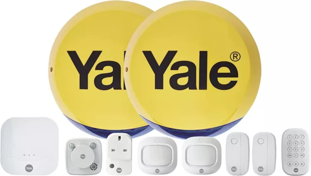 Yale Sync Smart Home Alarm white 10 Piece Family Kit Plus IA-340 - Brand New