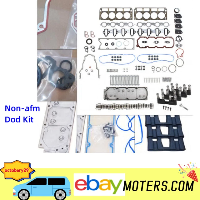 5.3 NONAFM DOD KIT CAM GASKETS BOLTS LIFTERS Fits 20072013 Silverado