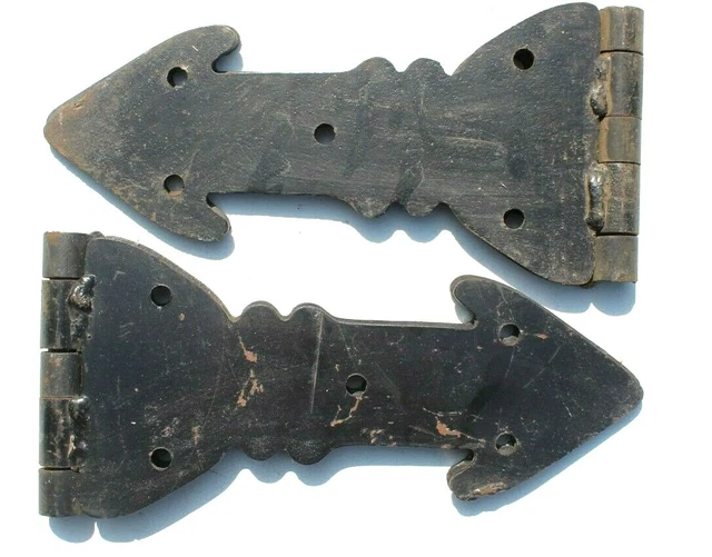 Vintage Large Cast Iron Industrial Rustic Shabby Chic Barn Door Gate Hinge