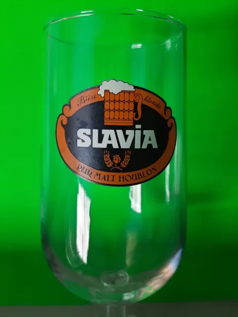 *ANTIQUE BEER GLASS* ️RARE SLAVIA (Bistro) ️*0.2L $9.61 - PicClick
