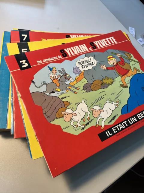 BD - Les Aventures de Sylvain et Sylvette lot de 24 numéros