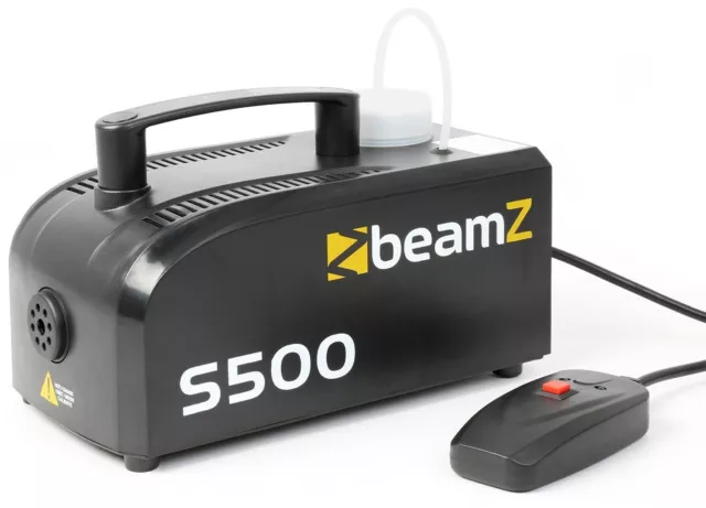 Beamz S500 500W Machine à Fumée avec Liquide - Noire (160.434)