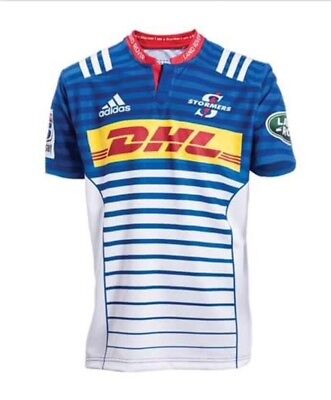 2015 Stormers Rugby Union adidas Domicile Maillot Jersey Haut BNWT Enfant