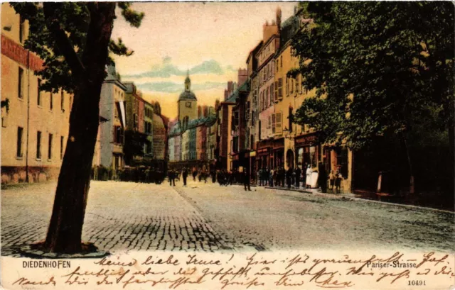 CPA AK DIEDENHOFEN Pariser-Strasse (454728)