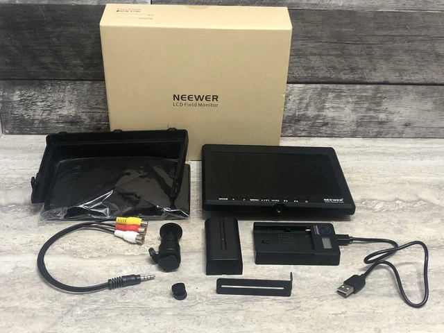 Neewer F100 7 Inch Camera Field Monitor HD Video 1280x800 HDMI I080p