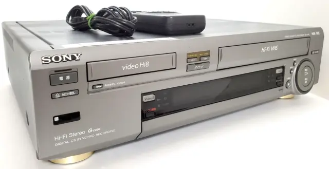 Sony WV-H5 Hi8 8mm VHS Reproductor de Cubierta de Chile