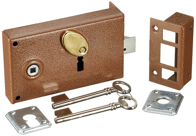 Serrure En Applique JPM 601210-01-2A – Match Horizontale – Tirage Cylindre 40mm – Neuve