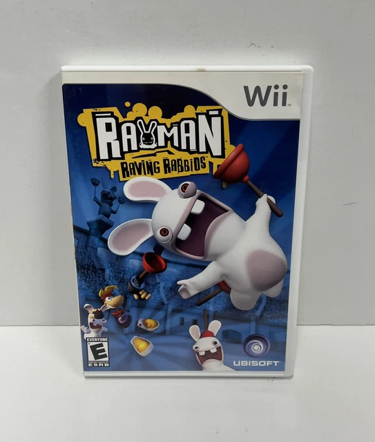 NINTENDO WII RAYMAN Raving Rabbids - Manual Disc Case - Tested £7.79 ...