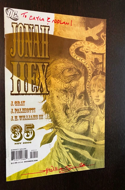 JONAH HEX #35 (DC 2008) -- SIGNED By J.H. Williams III -- VF
