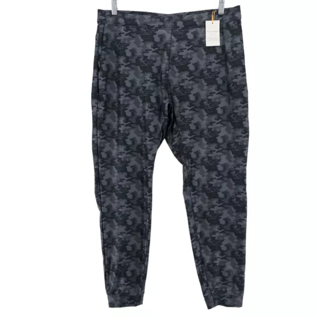 NWT Peter Millar Atlas Performance Pants Jogger Black Camo Stretch Men's LARGE