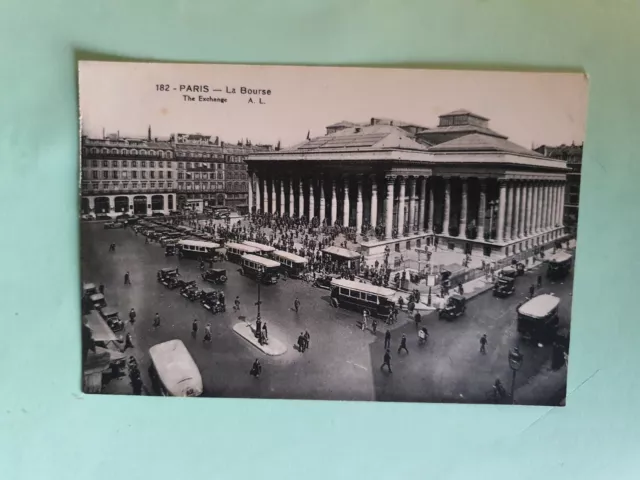 Carte Postale de Paris  La Bourse