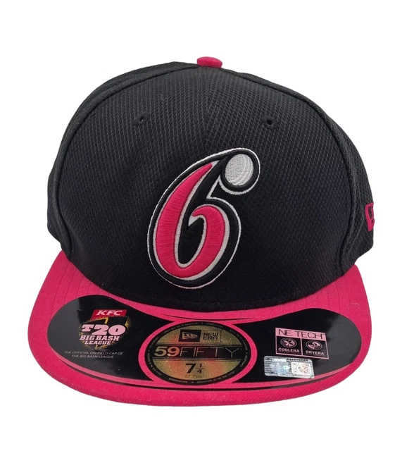 Sydney Sixers New Era 59Fifty Fitted Cap Size 7 1/4 T20 Big Bash Cricket