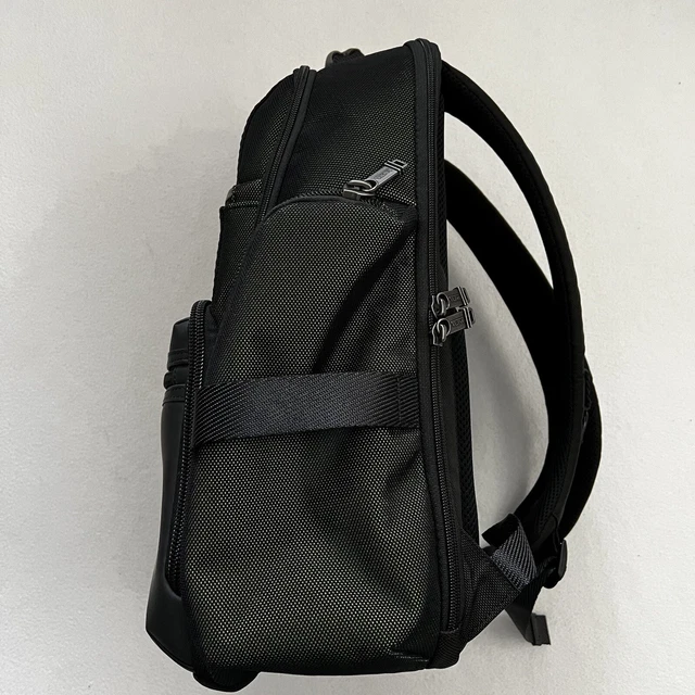 Tumi Black Mesh Green Alpha Bravo Shepard Deluxe Brief Pack Laptop Backpack Bag 3
