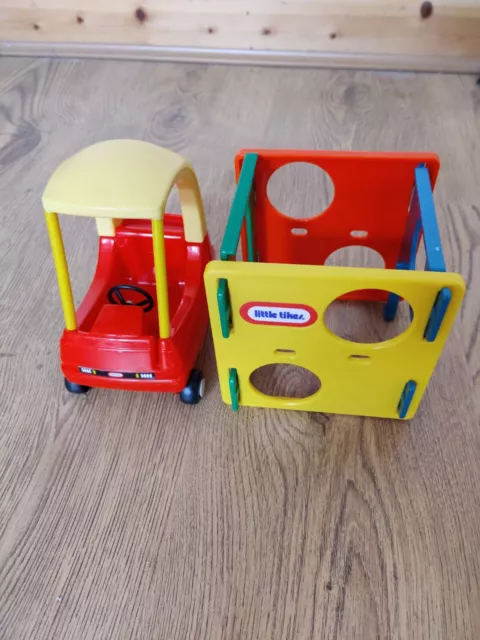 Little Tikes Rare Dolls House Toy Car and Climbing Frame Cube