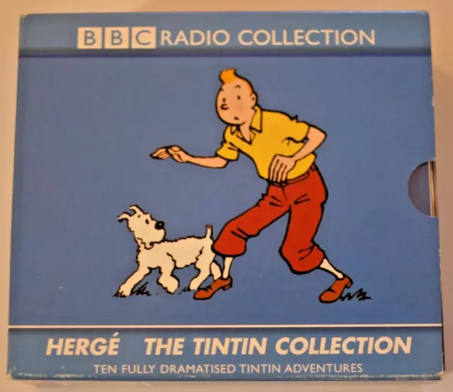 TINTIN BBC RADIO COLLECTION 6x CD BOX SET - 10 Adventures Australian HERGE