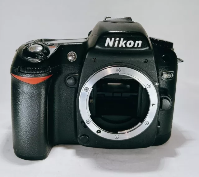【VERY GOOD】Nikon  D80 Digital SLR Body Only Camera - Black from Japan #49