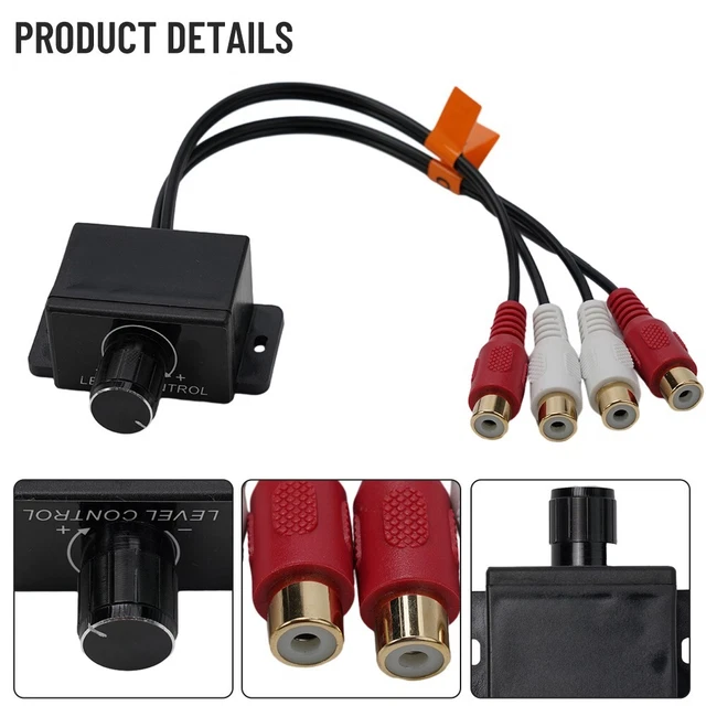 2X Amplificateur Audio Pour Voiture Et Maison, Bouton De Contrôle Du