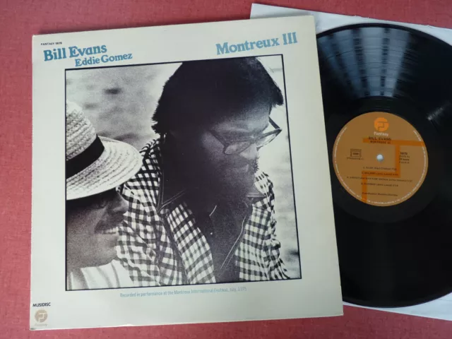 BILL EVANS / EDDIE GOMEZ - Montreux III - Fantasy jazz rare LP Vinyl 33