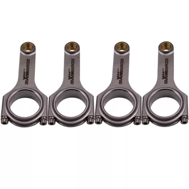 4x Racing 4340 EN24 Connecting Rods for Toyota Yaris Echo Vios 1NZFE 1NZ-FE 1.5L