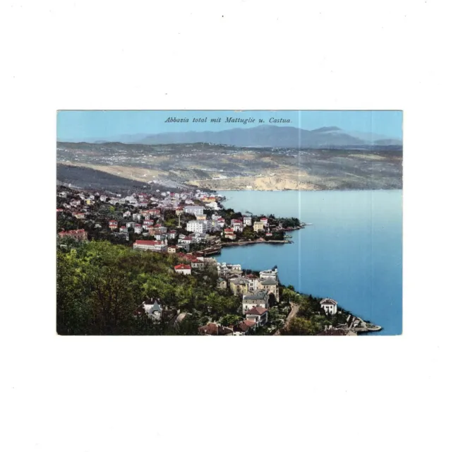 AK Ansichtskarte Abbazia Opatija / Total mit Mattuglie und Castua - 1909