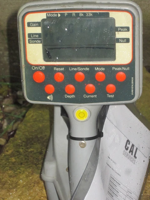SPX Radiodetection RD400PXL localizzatore con nuovo Cal Cert buon localizzatore sonda