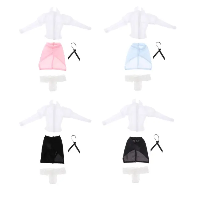 1/6 FEMALE DOLL Clothes Set Uniform Long Sleeve Blouse, Collectible Action  $38.74 - PicClick AU