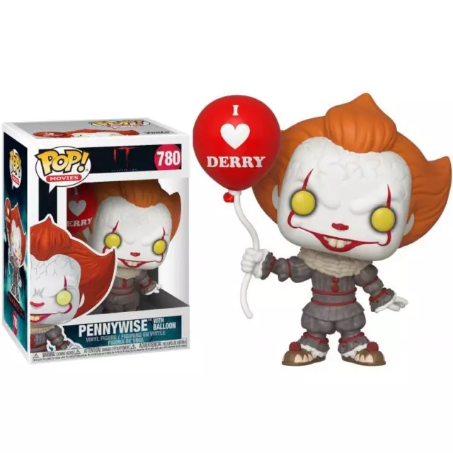 Funko Pop Movies It - Pennywise (780) W / Baloon Palloncino Vinyl Figure Horror