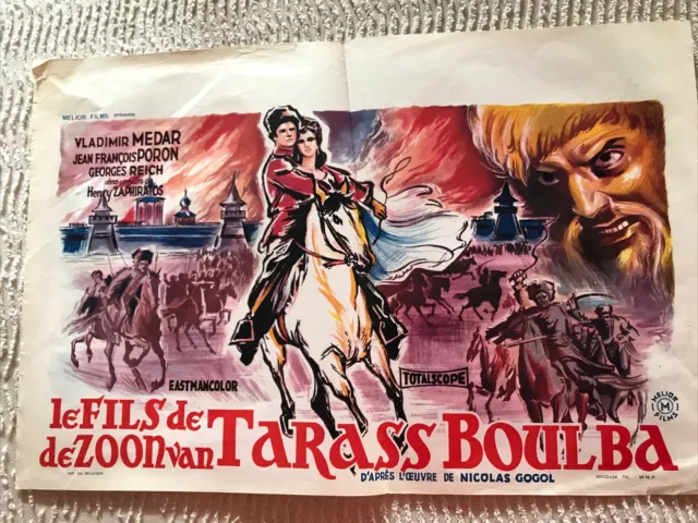 AFFICHE Cinema LE FILS DE ZOON VAN TARASS BOULBA 60x40